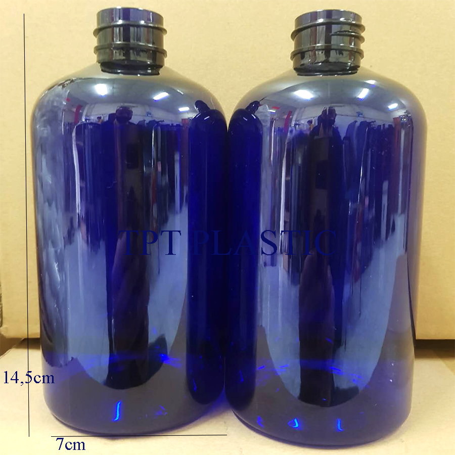 CHAI VAI BẦU COBALT BLUE 500ML