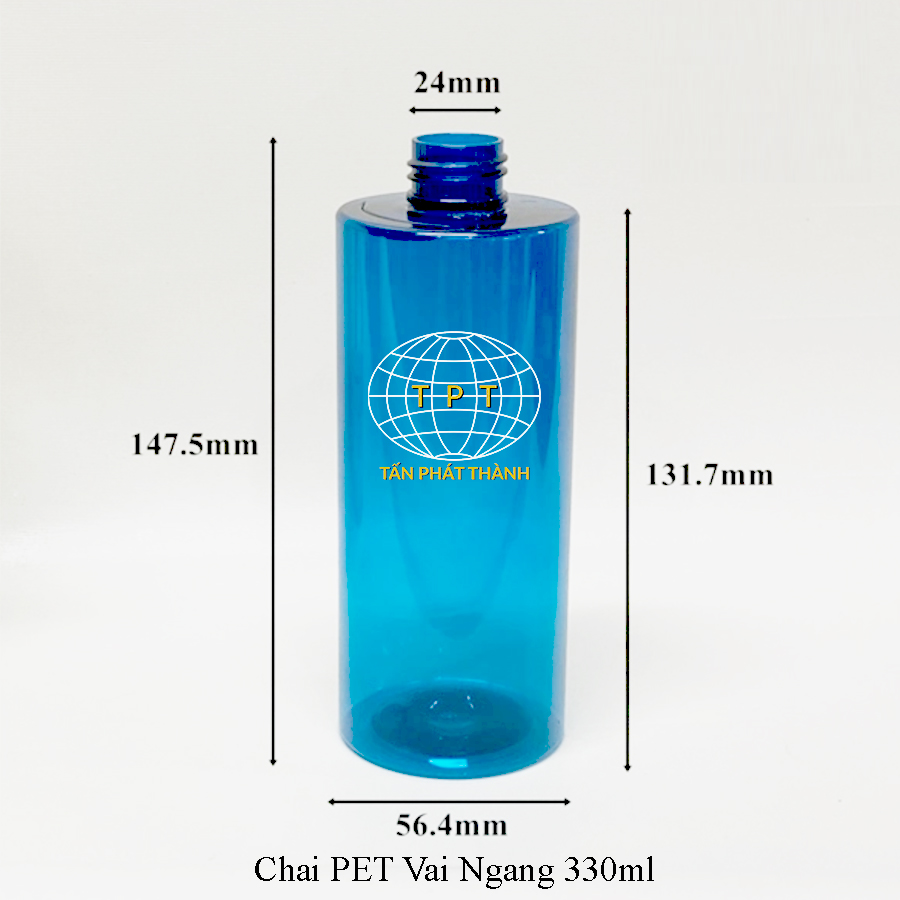 CHAI NHỰA PET VAI NGANG 330ML